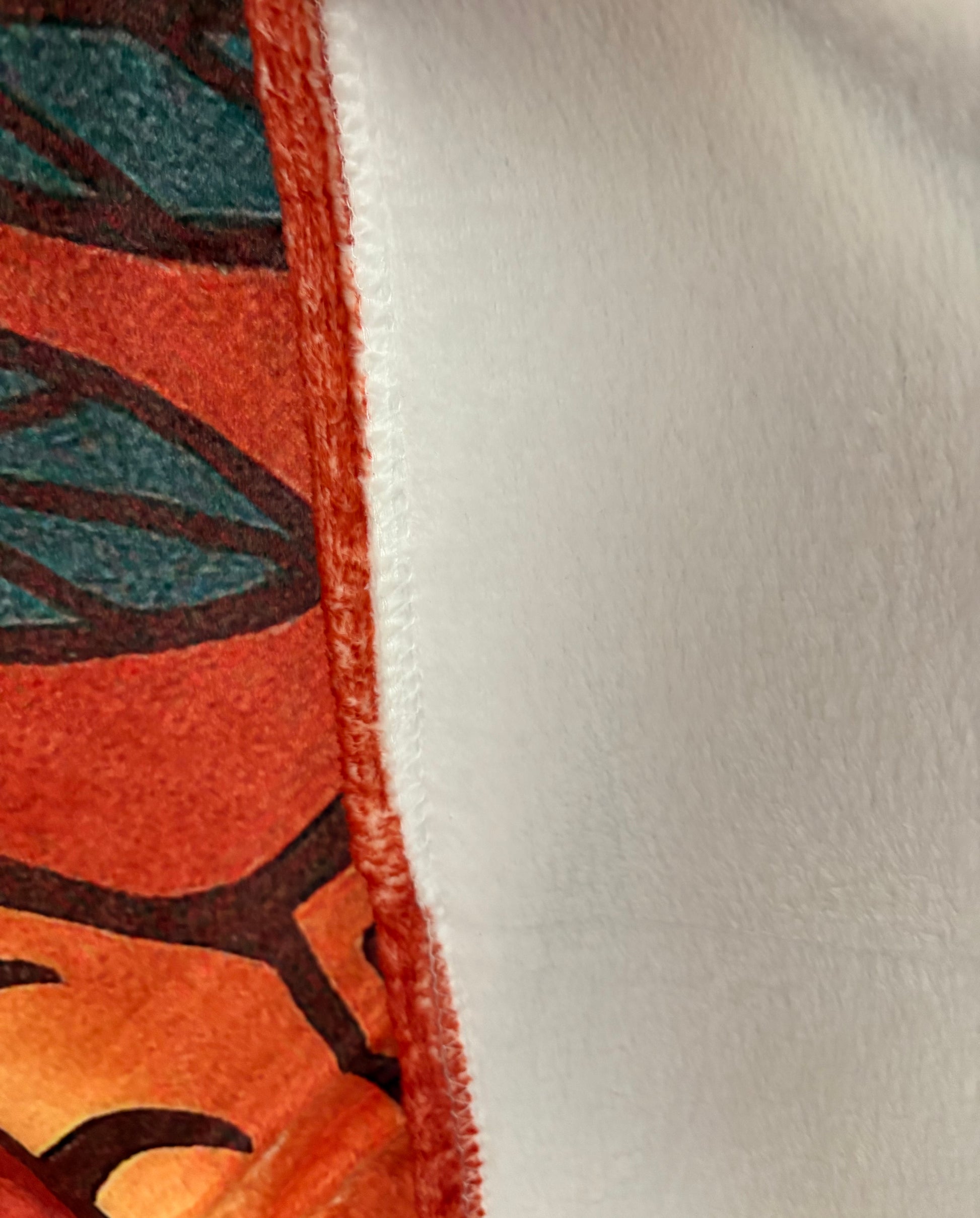 Tiger & Sun Mexican Folk Art Blanket – Cozy Fleece Throw (130x150cm) | Cultural Home Décor Gift
